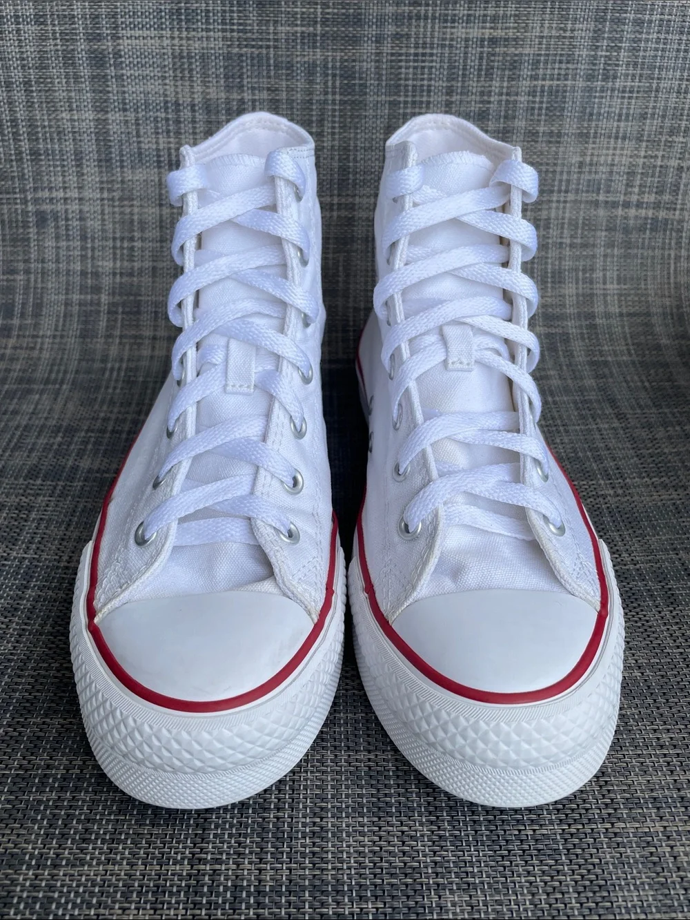 Converse Chuck Taylor All Star Lift Platform High-Top White Canvas Sneakers 5 Y